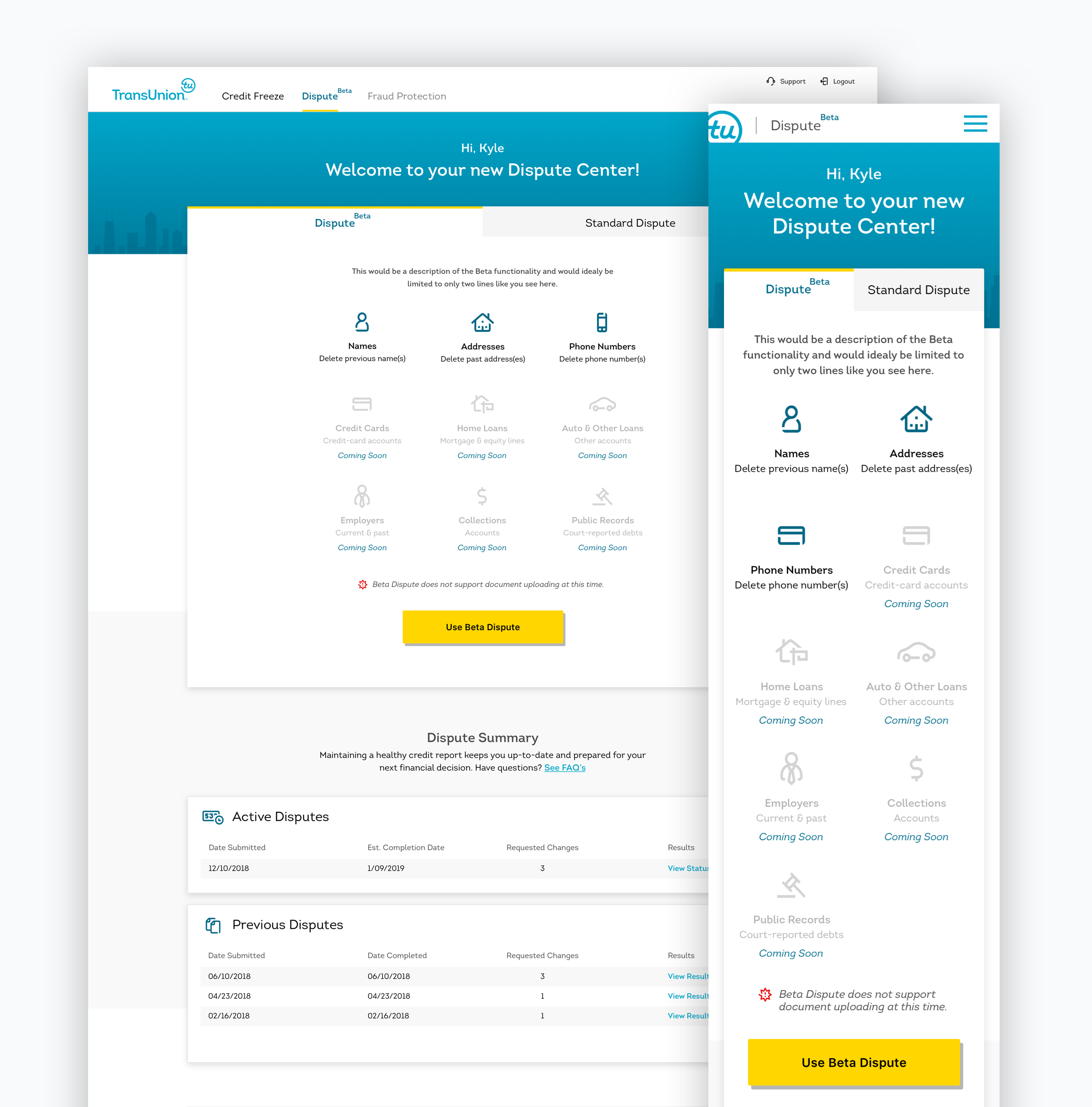 Dispute – Slides – MVP 01